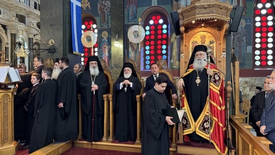 Στιγμιότυπο από την άφιξη στην ΙΜ Αγίου Νικολάου